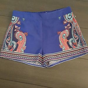 ⬇️NWOT blue printed shorts